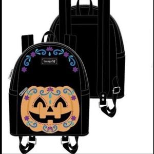 Disney Loungefly Pumpkin Halloween Backpack
